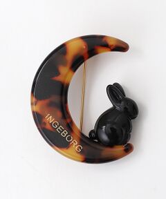 【OUTLET】珠うさぎブローチ