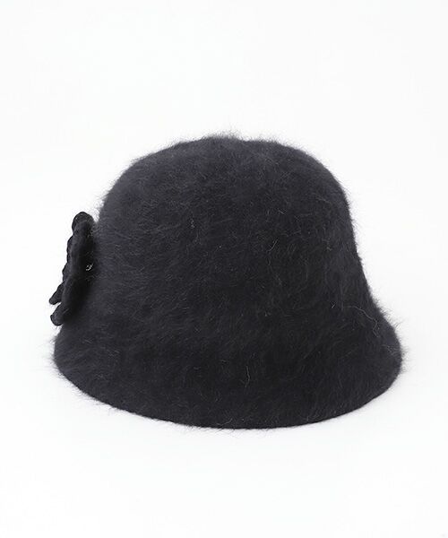 INGEBORG / インゲボルグ ハット | 【OUTLET】モールヤーンコサージュ付きニットハット | 詳細3