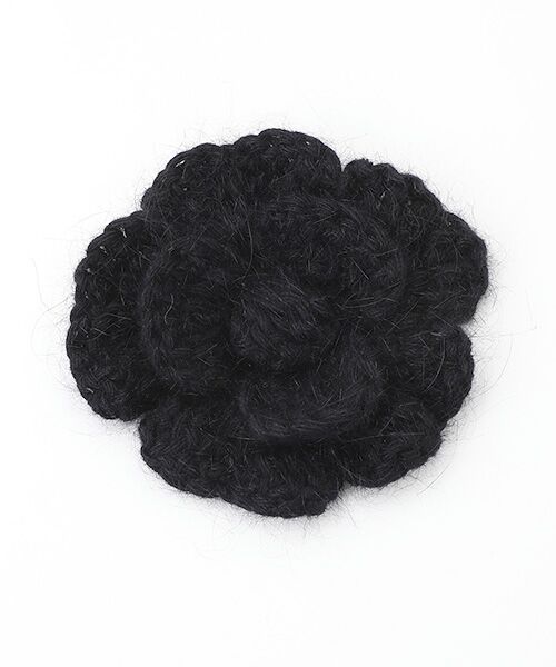 INGEBORG / インゲボルグ ハット | 【OUTLET】モールヤーンコサージュ付きニットハット | 詳細5