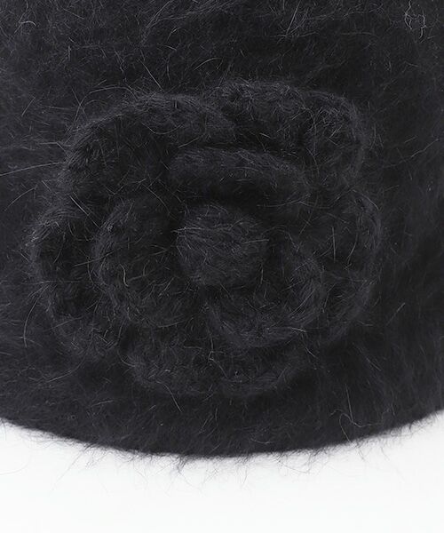 INGEBORG / インゲボルグ ハット | 【OUTLET】モールヤーンコサージュ付きニットハット | 詳細7