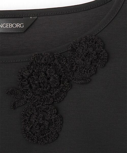 INGEBORG / インゲボルグ カットソー | 【OUTLET】モチーフ付きボリュームスリーブカットソー | 詳細1