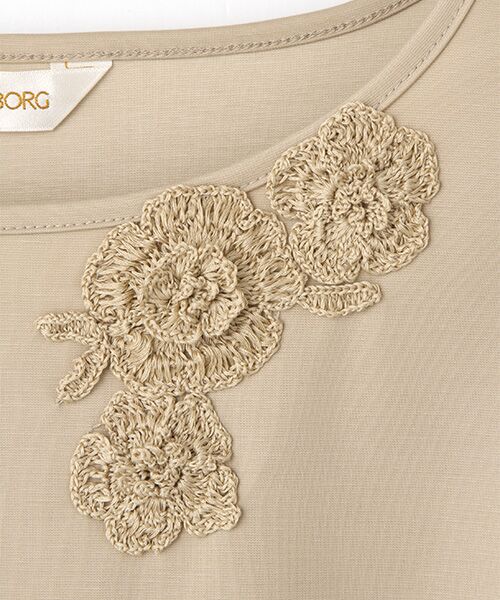 INGEBORG / インゲボルグ カットソー | 【OUTLET】モチーフ付きボリュームスリーブカットソー | 詳細7