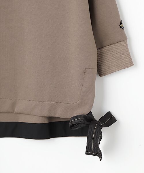 INGEBORG / インゲボルグ カットソー | 【OUTLET】リボンアクセントプルオーバー | 詳細7