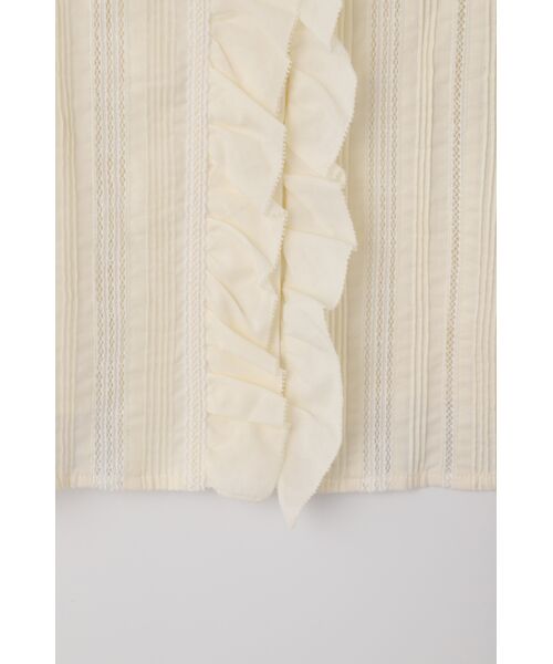 INGEBORG / インゲボルグ シャツ・ブラウス | 【OUTLET】コットンローンタックブラウス | 詳細2