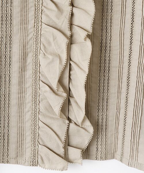 INGEBORG / インゲボルグ シャツ・ブラウス | 【OUTLET】コットンローンタックブラウス | 詳細3