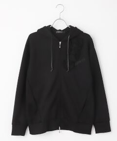 【OUTLET】ローズモチーフ付きパーカー