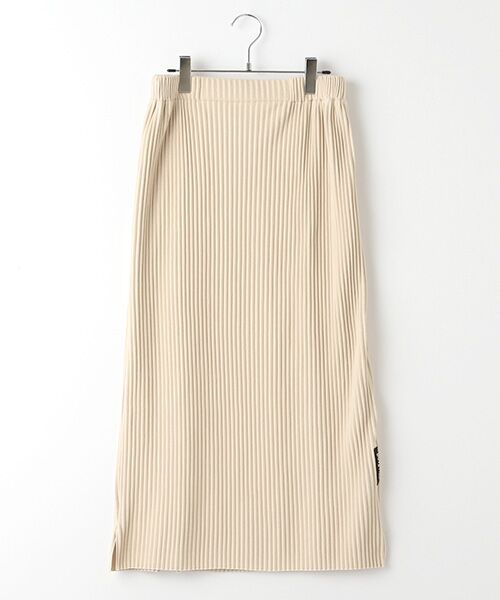 INGEBORG / インゲボルグ ロング・マキシ丈スカート | 【OUTLET】【INGEBORG×Go with DUVETICA】TRONTO (トロント）プリーツフリースSKIRT（アイボリー）