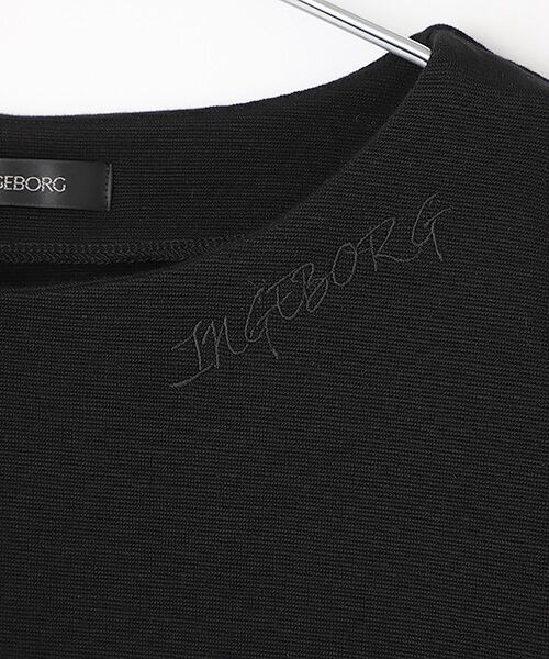 INGEBORG / インゲボルグ Tシャツ | ●ロゴ刺繍入りカットソー | 詳細1