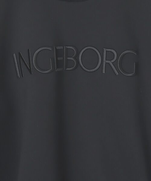 INGEBORG / インゲボルグ カットソー | 立体ロゴ刺繍カットソー | 詳細1