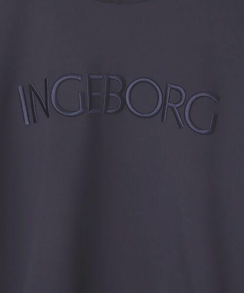 INGEBORG / インゲボルグ カットソー | 立体ロゴ刺繍カットソー | 詳細7