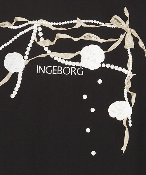 INGEBORG / インゲボルグ カットソー | ●マリンpt.ワンポイントカットソー | 詳細1