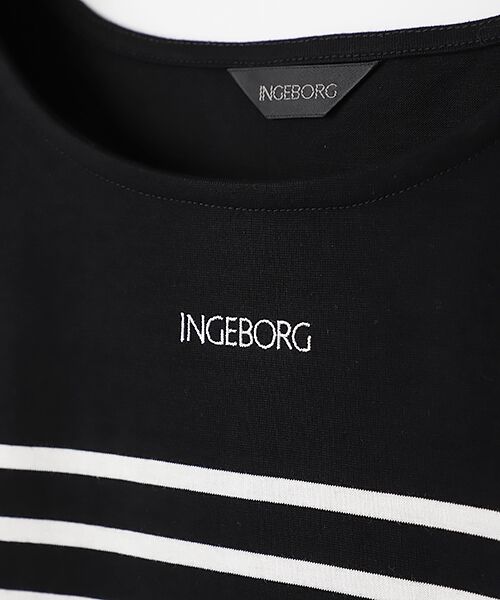 INGEBORG / インゲボルグ シャツ・ブラウス | ●パネルボーダーカットソー | 詳細1