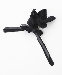 【OUTLET】ゆりニットコサージュ