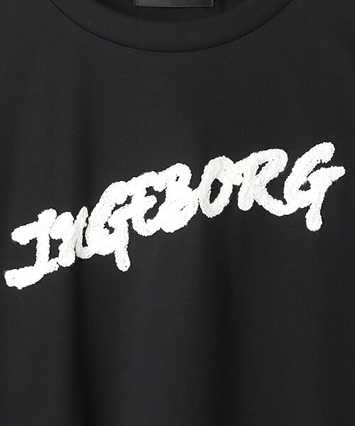 INGEBORG / インゲボルグ Tシャツ | ロゴ刺繍カットソー | 詳細1