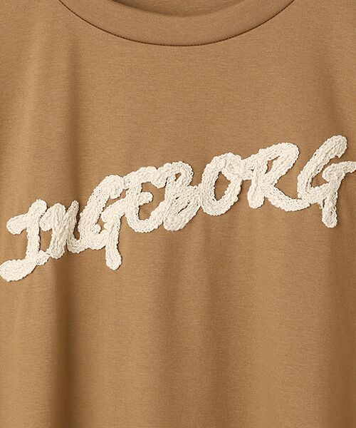 INGEBORG / インゲボルグ Tシャツ | ロゴ刺繍カットソー | 詳細7