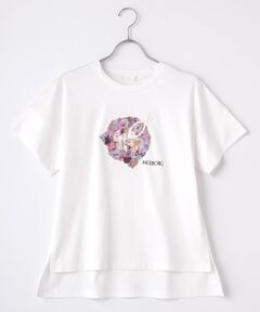 バレリーナアートTシャツ