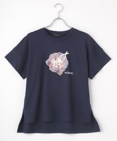 バレリーナアートTシャツ