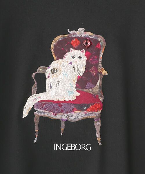 INGEBORG / インゲボルグ Tシャツ | ネコアートTシャツ | 詳細1