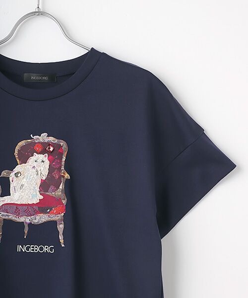 INGEBORG / インゲボルグ Tシャツ | ネコアートTシャツ | 詳細4