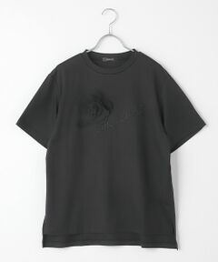 立体カメリアモチーフ Tシャツ