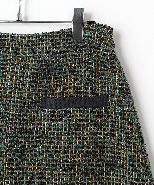 INGEBORG / インゲボルグ ロング・マキシ丈スカート | ●【INGEBORG×VIVIANO】ファンシーツイードタイトスカート | 詳細3
