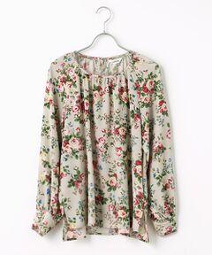 【OUTLET】ローズブーケpt.ブラウス