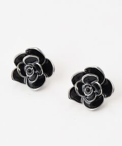 セール】 パール & ロゴ チャーム ドロップ ピアス （ピアス