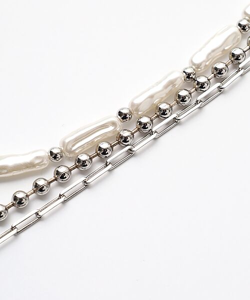 INGEBORG / インゲボルグ ネックレス・ペンダント・チョーカー | ブローチ付き3連ネックレス | 詳細6