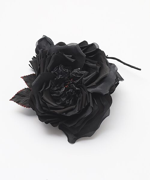 INGEBORG/インゲボルグ フレンチピオニーコサージュ クロ フリーサイズ INGEBORG/インゲボルグ フレンチピオニーコサージュ クロ フリーサイズ