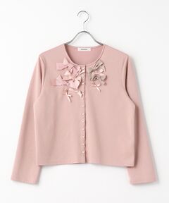 INGEBORG / インゲボルグ カーディガン・ボレロ | ランダムリボンカットソーカーディガン