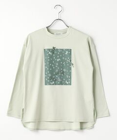 INGEBORG / インゲボルグ カットソー | ランダムロゴワンポイントpt.カットソー