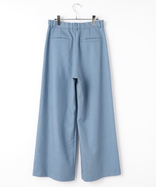 INGEBORG / インゲボルグ その他パンツ | 【OUTLET】リネン混タックワイドパンツ | 詳細4