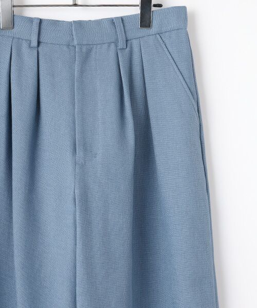 INGEBORG / インゲボルグ その他パンツ | 【OUTLET】リネン混タックワイドパンツ | 詳細5