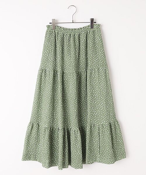 INGEBORG インゲボルグ　スカート 9号 セール】 【OUTLET】ポコポコドットpt.スカート （ロング