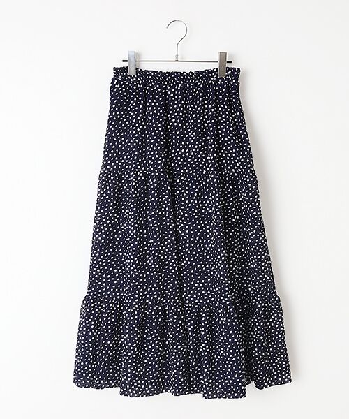 セール】 【OUTLET】ポコポコドットpt.スカート （ロング
