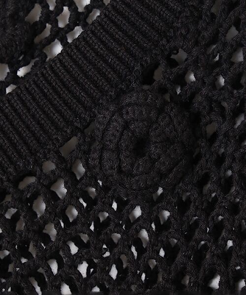 INGEBORG / インゲボルグ ニット・セーター | 【OUTLET】かぎ針Vネックセーター | 詳細1