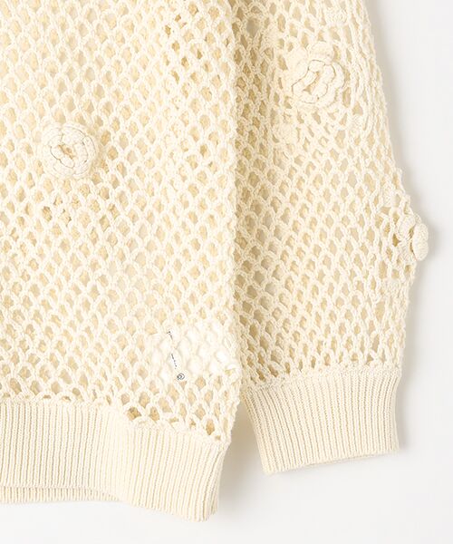 INGEBORG / インゲボルグ ニット・セーター | 【OUTLET】かぎ針Vネックセーター | 詳細4