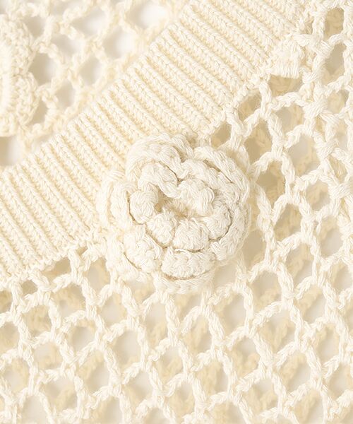 INGEBORG / インゲボルグ ニット・セーター | 【OUTLET】かぎ針Vネックセーター | 詳細5