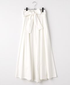 【OUTLET】リボンアクセントカットソーガウチョパンツ