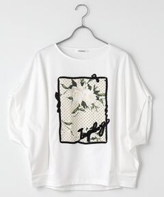INGEBORG / インゲボルグ カットソー | 【OUTLET】くちなしスズランワンポイントカットソー