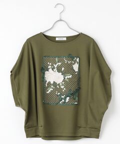 INGEBORG / インゲボルグ カットソー | 【OUTLET】くちなしスズランワンポイントカットソー