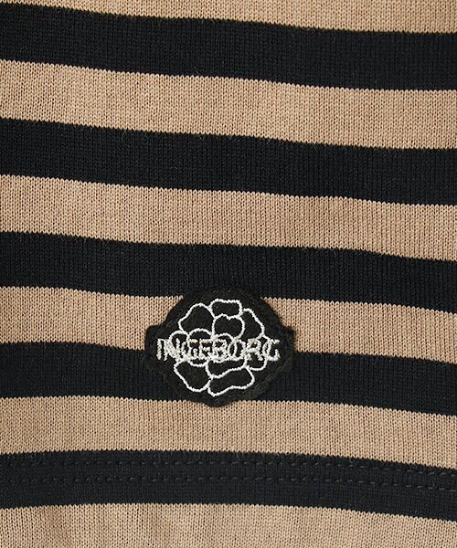 INGEBORG / インゲボルグ Tシャツ | 【OUTLET】ボーダーフリルスリーブカットソー | 詳細2