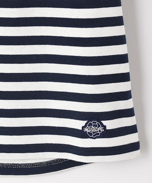 INGEBORG / インゲボルグ Tシャツ | 【OUTLET】ボーダーフリルスリーブカットソー | 詳細5