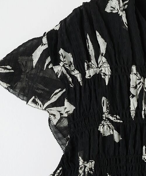 INGEBORG / インゲボルグ ロング・マキシ丈ワンピース | リボンpt.ワンピース | 詳細8