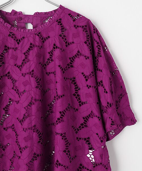 INGEBORG / インゲボルグ シャツ・ブラウス | コットンレースブラウス | 詳細4