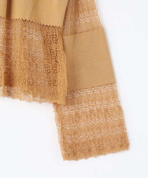 INGEBORG / インゲボルグ カーディガン・ボレロ | 【OUTLET】透かしボーダーカーディガン | 詳細5