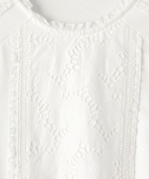 INGEBORG / インゲボルグ カットソー | コットンレース使いカットソー | 詳細2