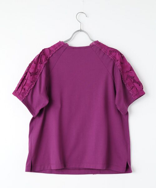 INGEBORG / インゲボルグ カットソー | コットンレース使いカットソー | 詳細3