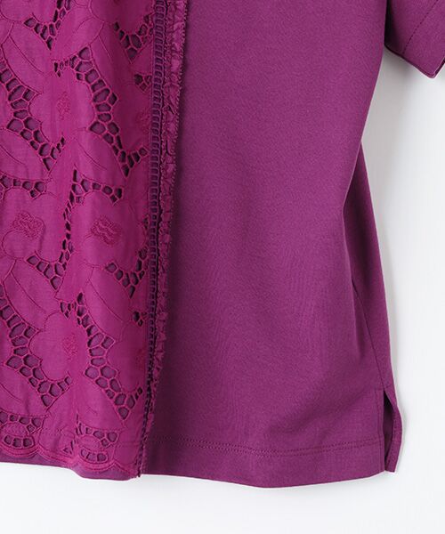 INGEBORG / インゲボルグ カットソー | コットンレース使いカットソー | 詳細5