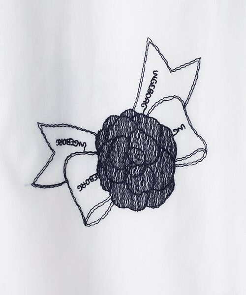 INGEBORG / インゲボルグ ロング・マキシ丈スカート | カメリアリボン刺繍スカート | 詳細2